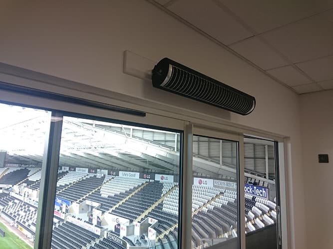 Aspect XL heating football stadium