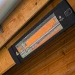 Wall-mounted patio heaters