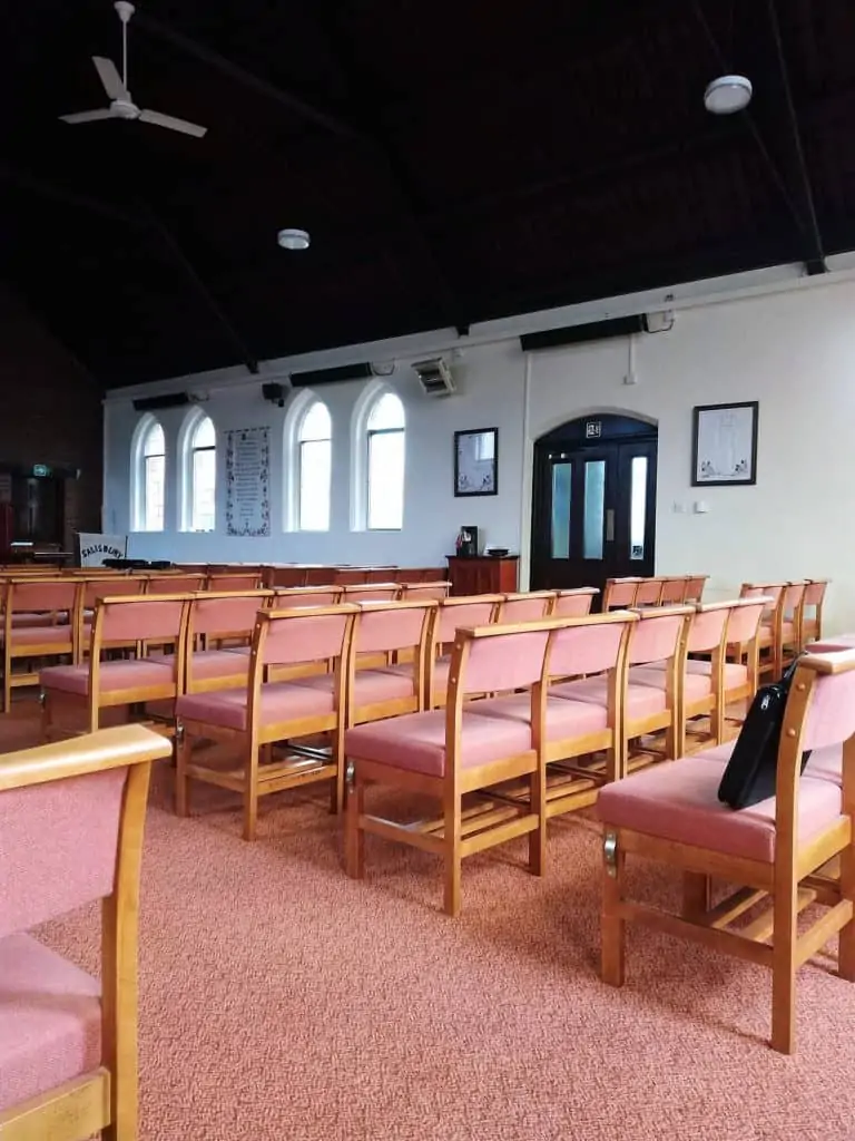 Herschel Summit black heaters installed in Salisbury Church