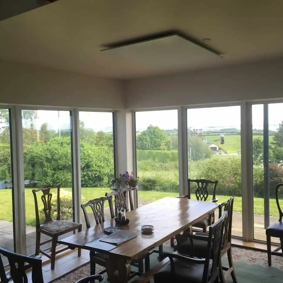 Herschel Infrared installed in passive house