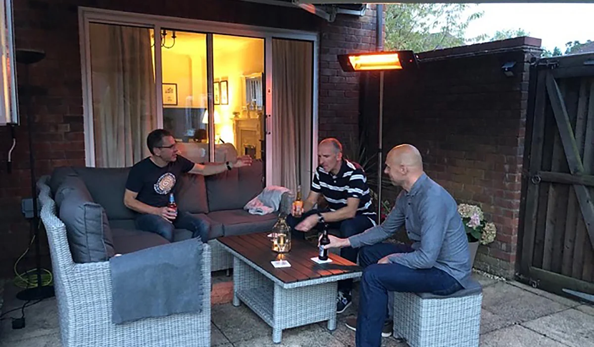 Herschel Colorado heating outdoor patio area