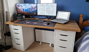 Under desk