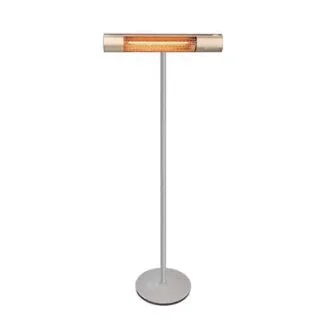 Gold California Patio heater with Premium Grey Non-adjustable Stand