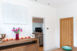 DIY panel in Dining area