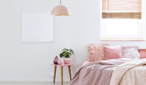 Easy DIY Infrared Panel Heater in bedroom
