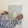 Easy diy wall mounting using the EASYFIX mount