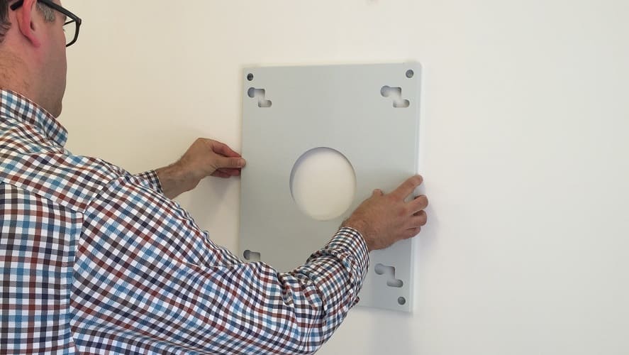 Easy diy wall mounting using the EASYFIX mount