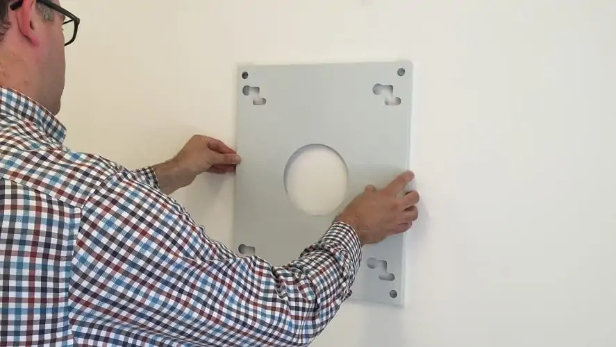 Easy diy wall mounting using the EASYFIX mount
