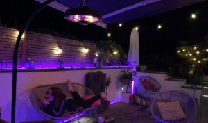 Hawaii wave in garden area