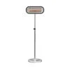 Miami Black on Stainless Steel Adjustable Stand