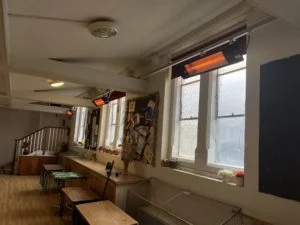 Herschel Infrared heaters in churches