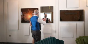 Herschel filming with Robert Llewellyn on the smart route to net zero