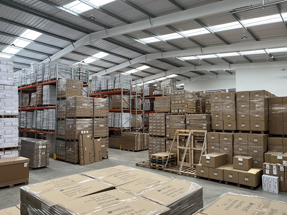 Herschel's Bristol based warehouse