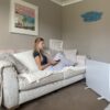 Herschel Portable Infrared Heaters in Living Room