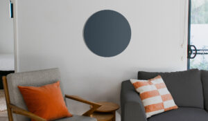 XLS Round Grey Wall Mounted