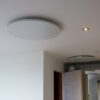 XLS Round White ceiling install in bedroom