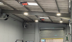 Vulcan Heater in Large Workshop at Kubota UK