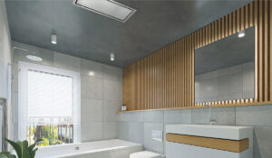 White Krystal in bathroom