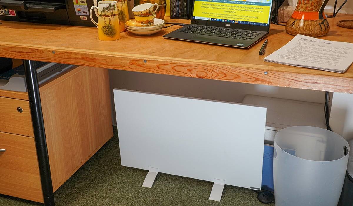 Localised warmth for desk workers from Herschel portable heaters