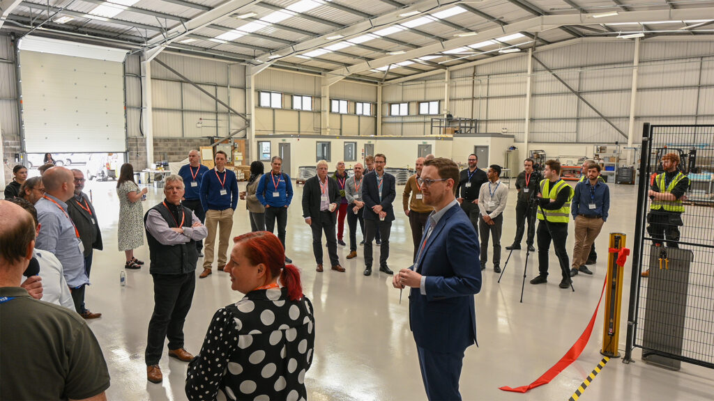 UK Production Facility opened by Darren Jones MP for Herschel Infrared