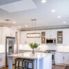Herschel Comfort white installed on a ceiling in a kitchen