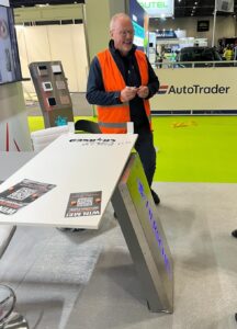 Robert Signing Herschel Comfort heater