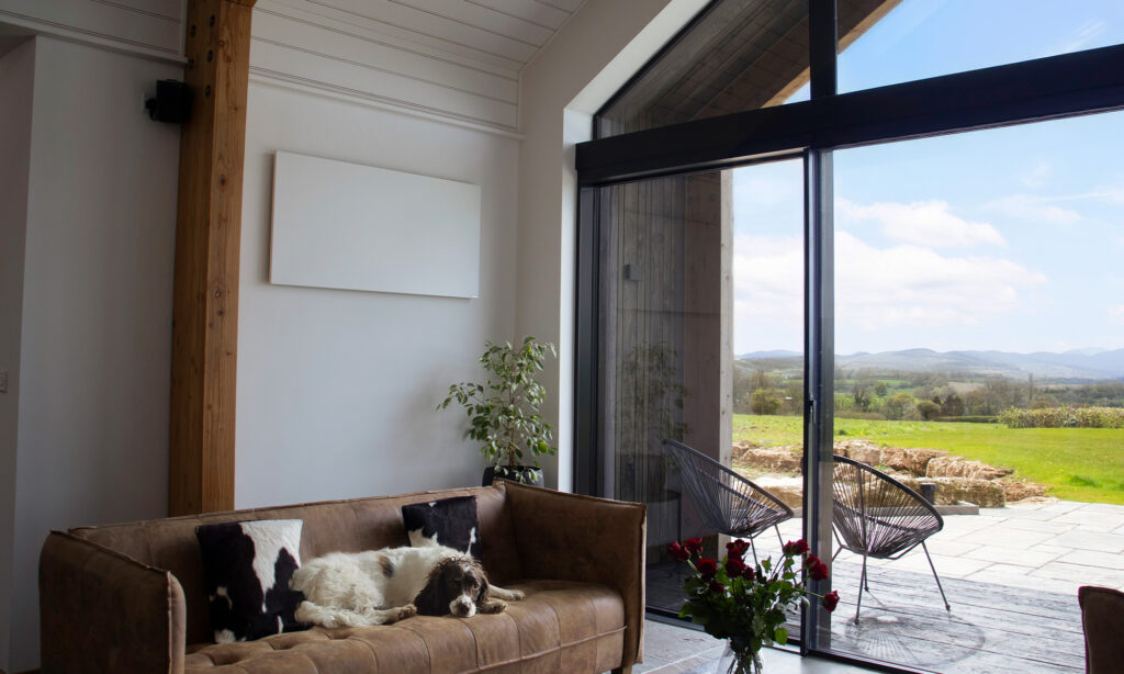 Herschel Infrared Comfort panels chosen for beautiful self build