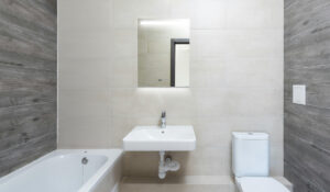 Select XLS Heated Bathroom Mirror with Lights includes demist function