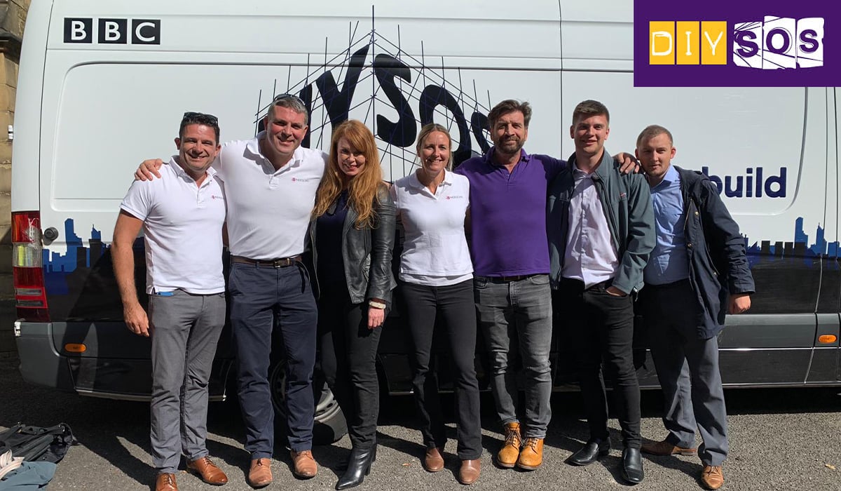 Herschel team with DIY SOS at Blackburn. As seen on TV.