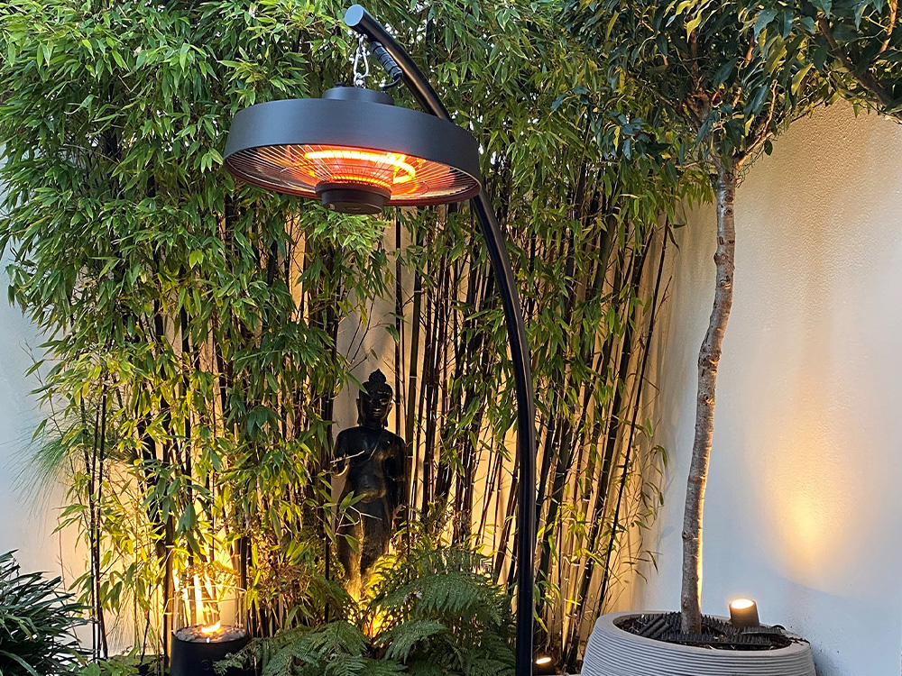 Hawaii Wave freestanding patio heater