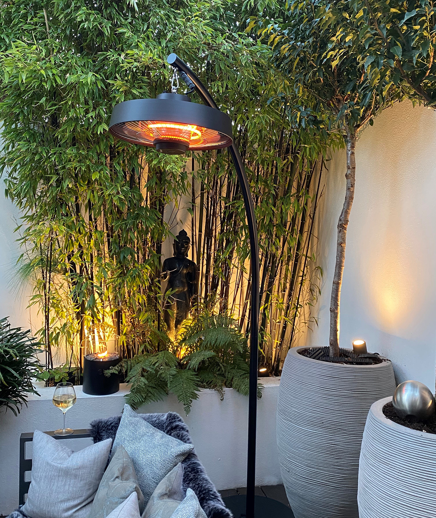 Hawaii wave patio heating solution