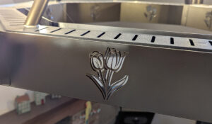 Herschel Halo Mini with decorative panels and lights installed in customer home