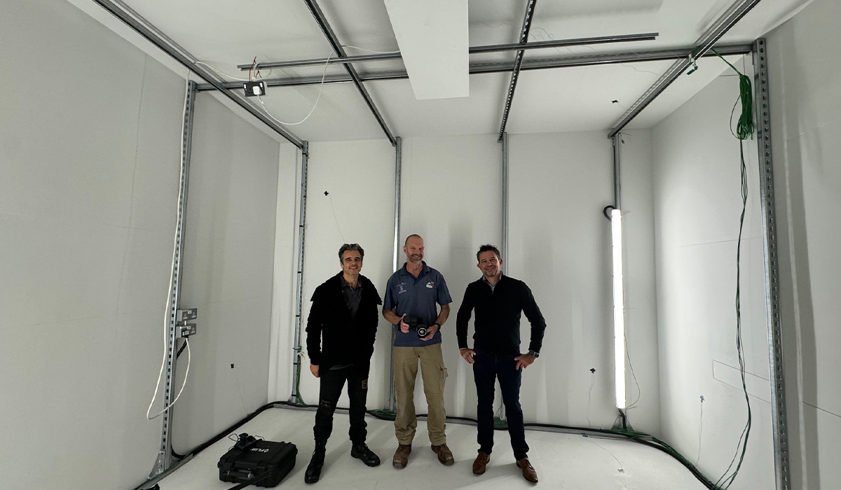 From left, Richard Martin, Herschel Technical Director, Dr. Bruce Philip, Senior Technology Transfer Fellow, SPECIFIC, and Paul Morey, Herschel CEO