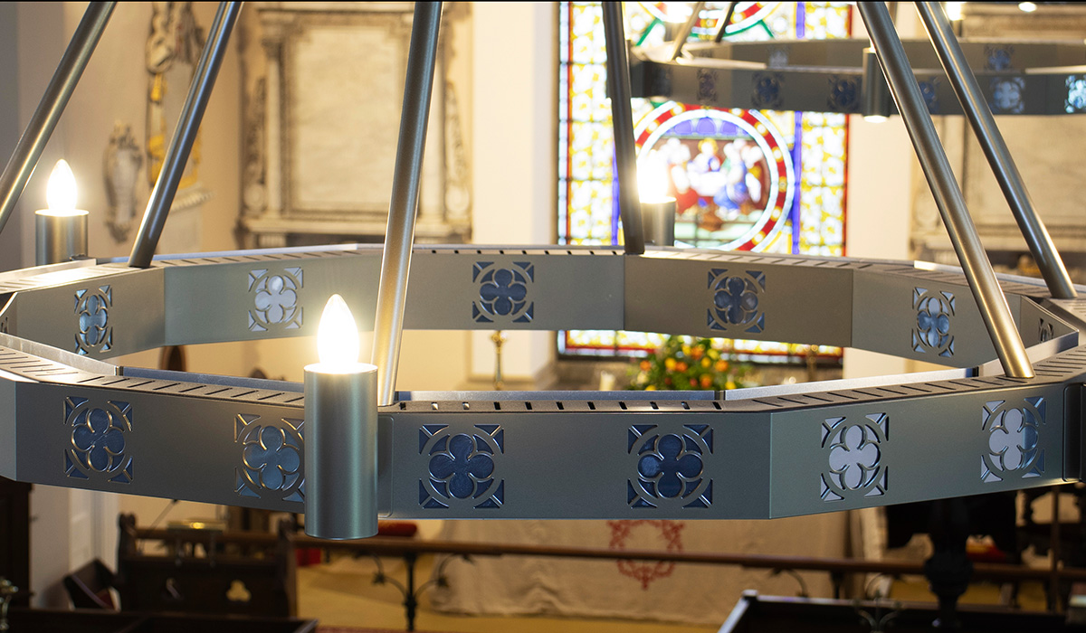 Herschel Halo infrared heaters for heritage buildings and churches