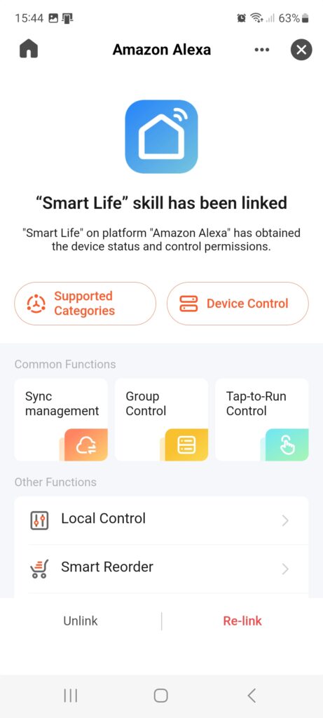 Pairing SmartLife App
