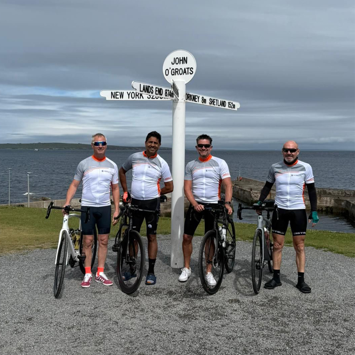 John o Groats to Lands End cycling journey
