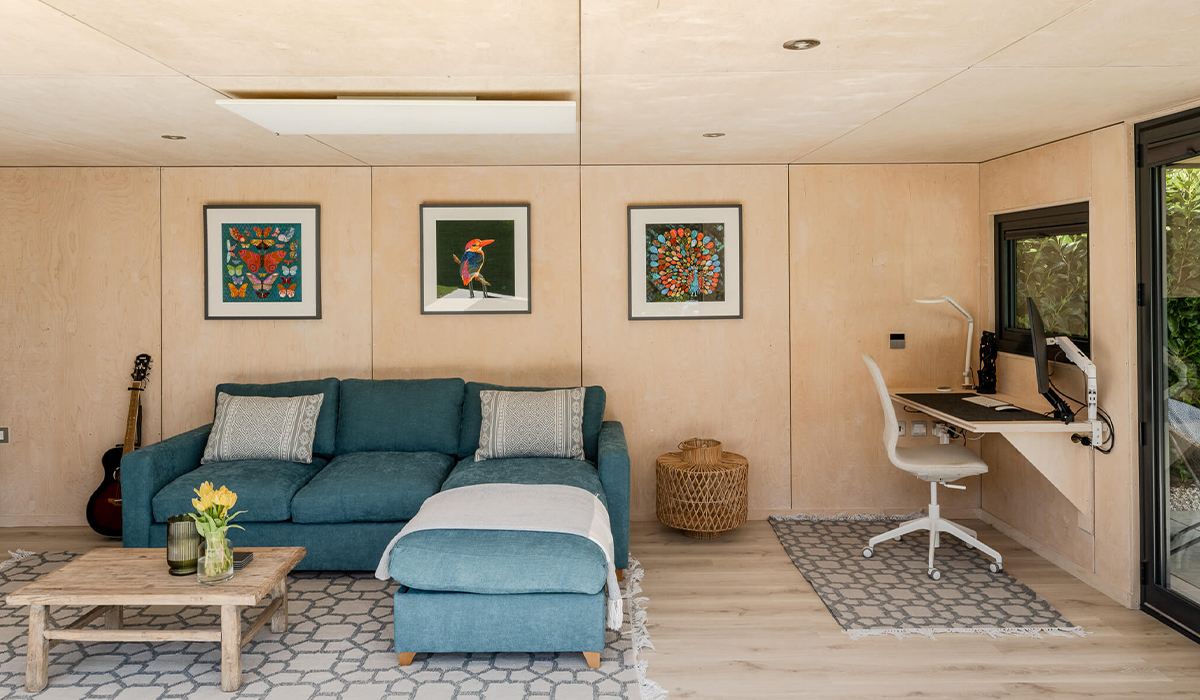 Herschel Infrared heating panel in Oxfordshire Pool House by Okopod - Photography by French + Tye