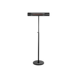 California Black 2000W Infrared Patio Heater and Stand