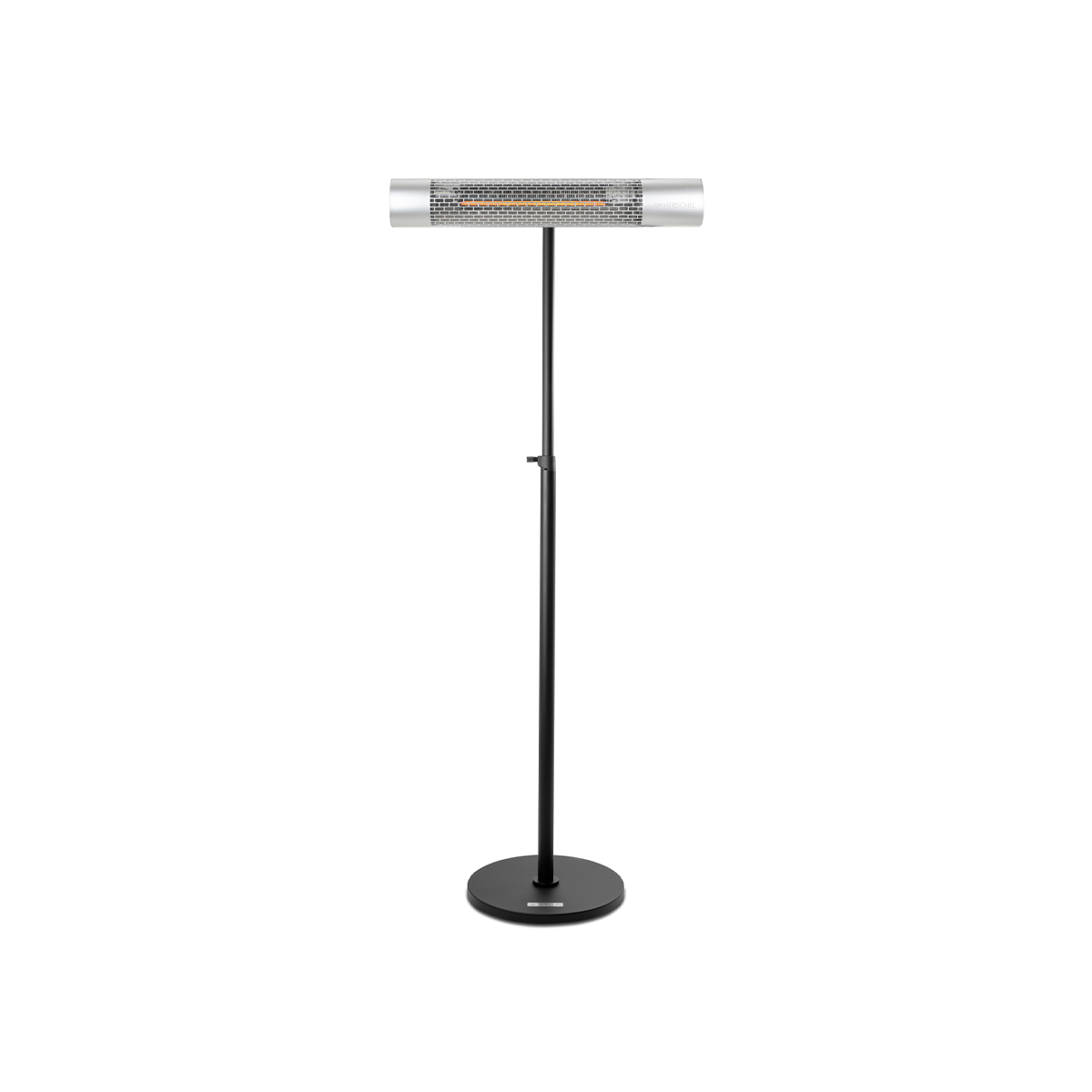 Herschel California with Stand silver freestanding electric patio heater