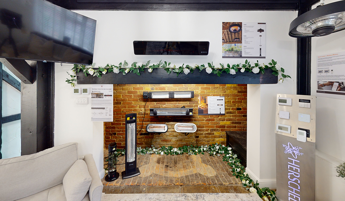 Surrey Showroom - patio heaters