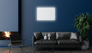 Select XLS LED panel installed on wall