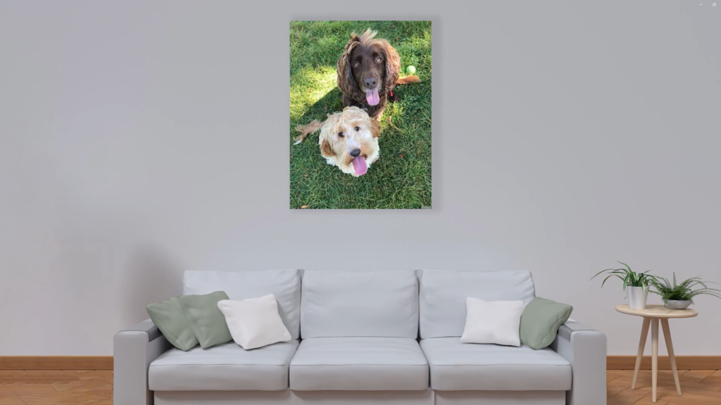 Infrared picture panels