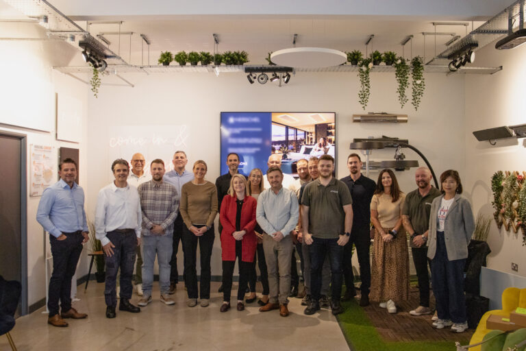 The UK and Eu sales teams at Herschel Infrared's annual sales meeting